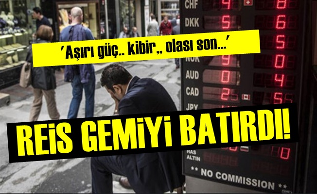 Reis Gemiyi Batırdı…