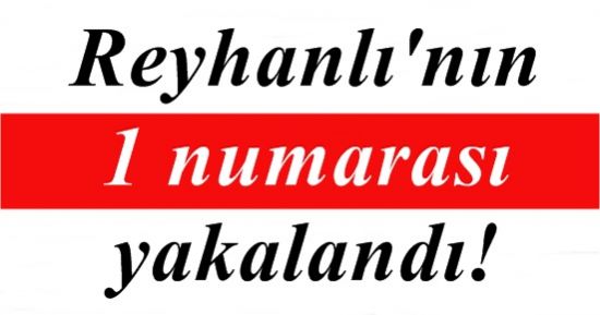 REYHANLI’NIN 1 NUMARASI YAKALANDI