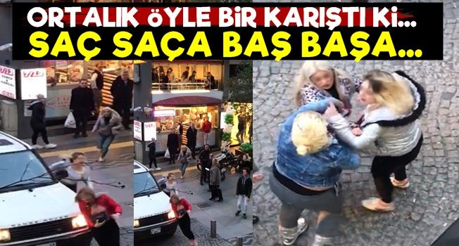 Saç Saça Baş Başa Birbirlerine Girdiler!