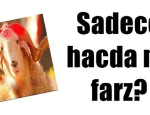 SADECE HACCA GİDENLERE Mİ FARZ?