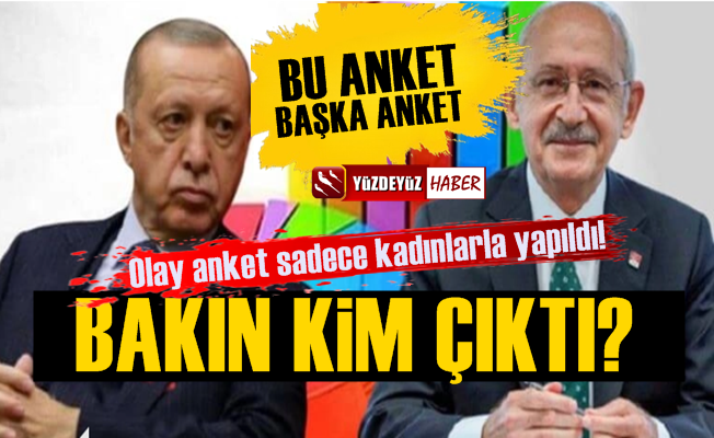 Sadece Kadınlarla Yapılan Anketten Bakın Hangi Lider Çıktı