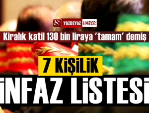 Savcı da dahil 7 kişilik infaz listesi şoke etti