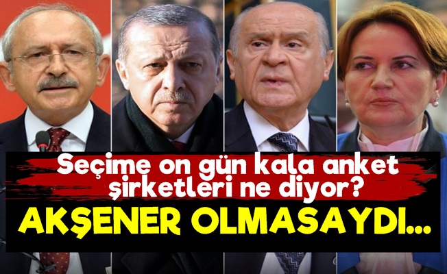 Seçime 10 Gün Kala Anketler Ne Diyor?