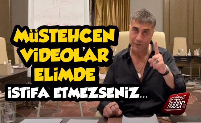 Sedat Peker'den Gözdağı! Video Arşivi Elimde…