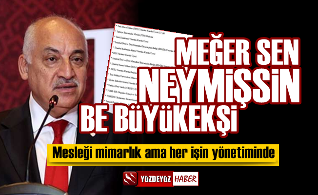 Sen neymişsin be Mehmet Büyükekşi…