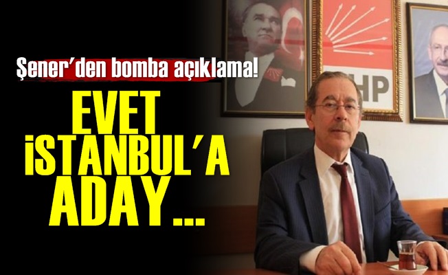 Şener'den Bomba Açıklama!