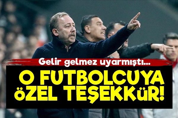 Sergen Yalçın'dan Özel Teşekkür!