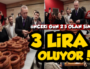Simit Bile Lüks Oldu, 3 TL Oluyor