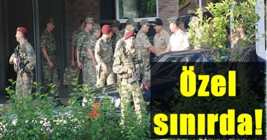 SINIRA SÜRPRİZ ZİYARET