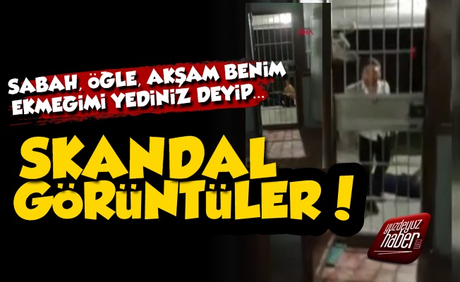 Skandal Görüntüler! 'Benim Ekmeğimi Yediniz Lan' Diyerek…