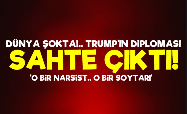 Şok! Trump'ın Diploması Sahte Çıktı…