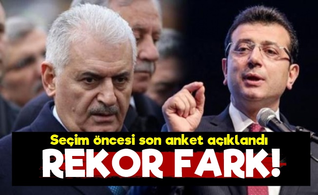 Son Anket Açıklandı! Rekor Fark…