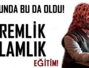 SONUNDA BU DA OLDU! HAREMLİK SELAMLIK EĞİTİM…