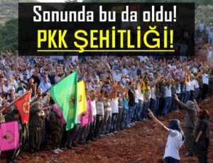 SONUNDA BU DA OLDU! PKK ŞEHİTLİĞİ…