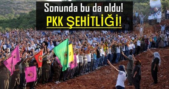 SONUNDA BU DA OLDU! PKK ŞEHİTLİĞİ…