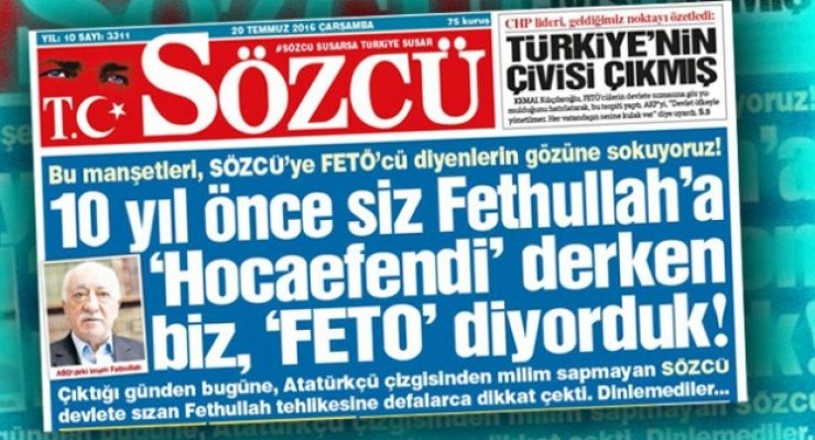 Sözcü Davasında Şok!