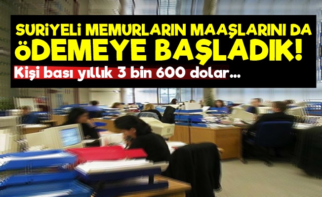 Suriyeli Memurların Maaşları da Türkiye'den!
