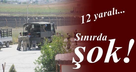 SURİYELİLER ATEŞ AÇTI: 12 YARALI…