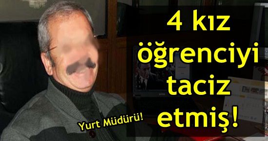 TACİZCİ MÜDÜR TUTUKLANDI!