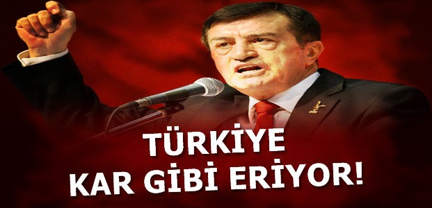 “TÜRKİYE KAR GİBİ ERİYOR’