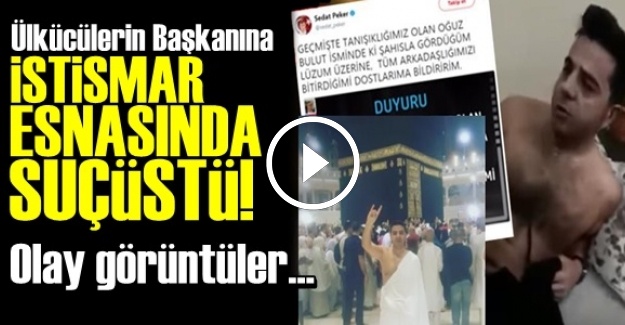 ÜLKÜCÜ BAŞKANA SUÇÜSTÜ!