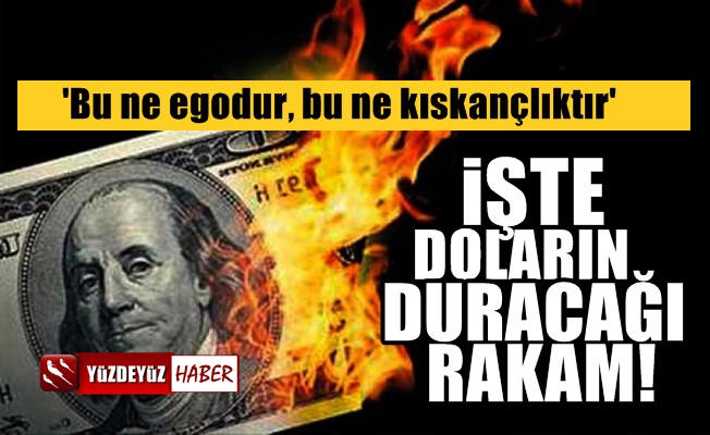 Ünlü Ekonomist dolar'ın yükselişindeki son rakamı açıkladı