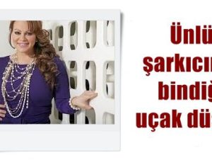 ÜNLÜ ŞARKICININ UÇAĞI DÜŞTÜ…