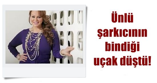 ÜNLÜ ŞARKICININ UÇAĞI DÜŞTÜ…