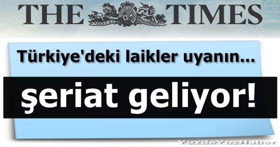 ‘UYANIN LAİKLER ŞERİAT GELİYOR…’