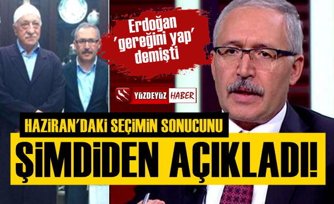 Yandaş Abdülkadir Selvi, Seçim Sonucunu Şimdiden Açıkladı