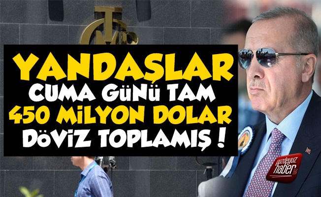 Yandaşlar Cuma Günü 450 Milyon Dolar Toplamış!