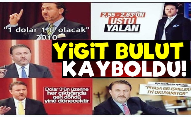 Yiğit Bulut Kayboldu! Saray Bile Onu Arıyor…