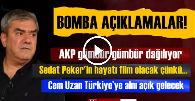 YILMAZ ÖZDİL: AKP GÜMBÜR GÜMBÜR DAĞILIYOR