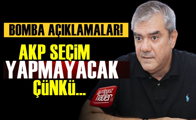 Yılmaz Özdil: AKP Seçim Yapmayacak Çünkü…