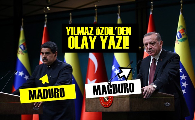 Yılmaz Özdil'den Olay Yazı!