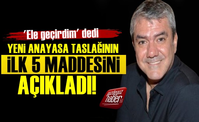 Yılmaz Özdil'e Göre Anayasa Taslağının İlk 5 Maddesi!