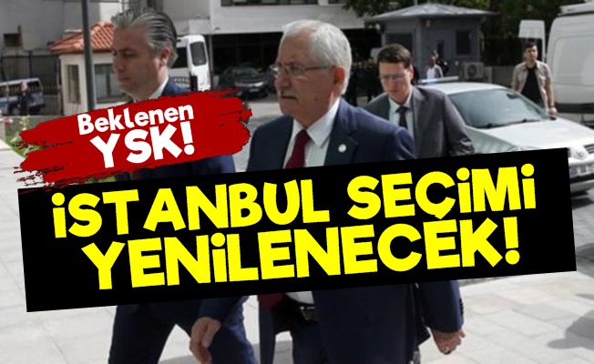 YSK İstanbul Seçimini İptal Etti!