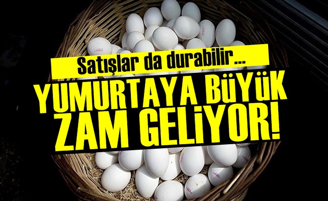 Yumurtaya Büyük Zam Geliyor!