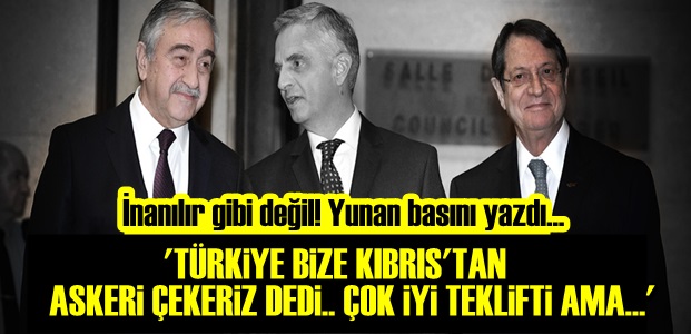 YUNANLILARA 'MEHMETÇİĞİ ÇEKME' TEKLİFİ YAPILMIŞ!