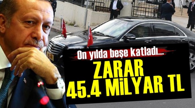 Zarar Beşe Katladı! 45.4 Milyar Lira..