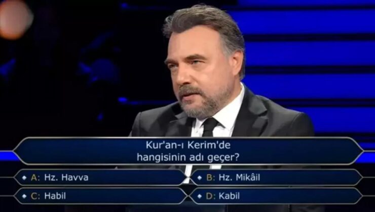 Kim Milyoner Olmak İster final sorusu doğru şık ne? Kur’an-ı Kerim’de hangisinin adı geçer?