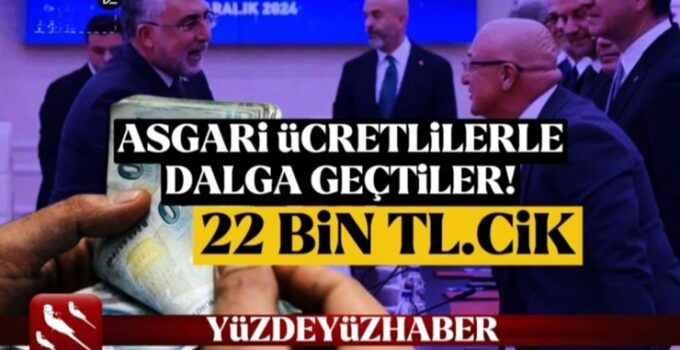 Asgari ücret zammı belli oldu, 2025 asgari ücreti 22 bin 104 lira oldu