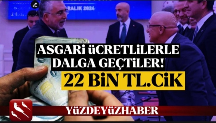 Asgari ücret zammı belli oldu, 2025 asgari ücreti 22 bin 104 lira oldu