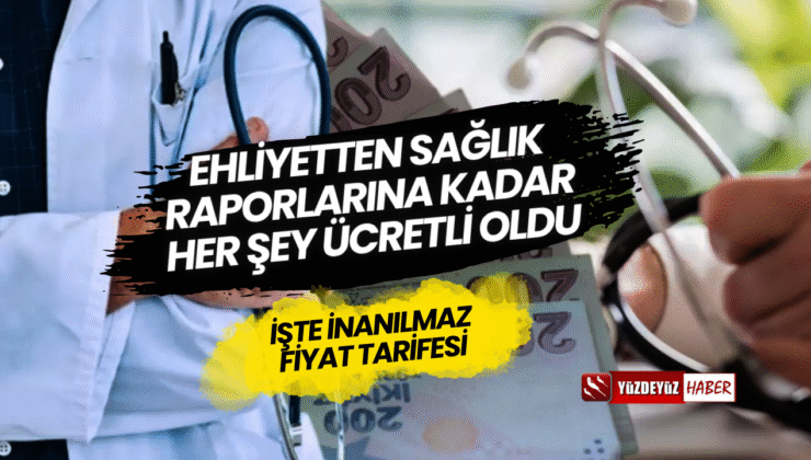 Aile hekimlerinde herşey ücretli oldu, işte pes dedirten fiyat listesi