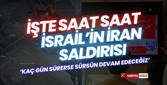 İşte saat saat İsrail’in İran saldırısı