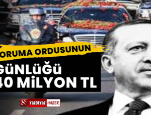 Erdoğan’ın Korumalarına Günlük 40 Milyon TL