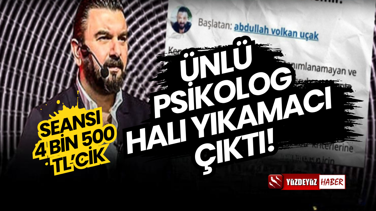 Sözde Ünlü Psikolog Halı Yıkamacı Çıktı!