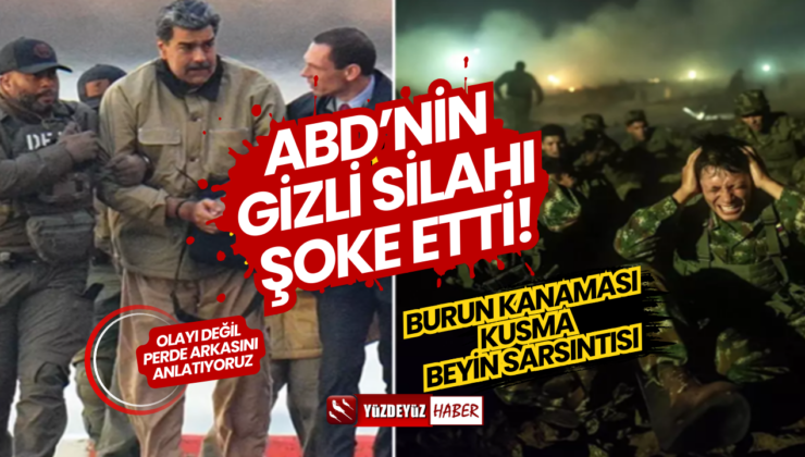 Maduro Operasyonunda Görünmez Silah Şoke Etti! Burun Kanaması, Kusma ve Beyin Sarsıntısı!