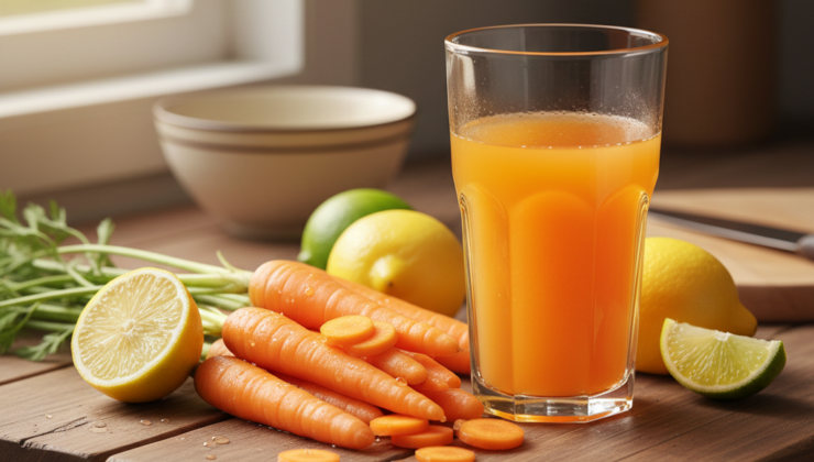 Havuç Ve Limon Karışımı: Karaciğer Yağlanmasından Göz Sağlığına Doğal Reçete