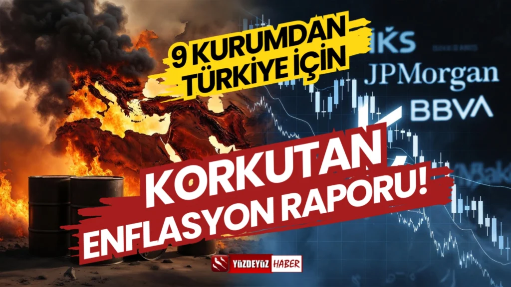Türkiye ekonomisi enflasyon tahminleri ve petrol fiyatları artışı grafik tasarımı
